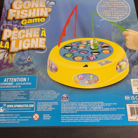 New Gone Fishin Board Game For Kids Families Age Four And Up - Picture 4 of 6